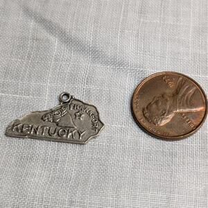 Vintage Sterling Silver Kentucky Charm